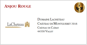 LACHETEAU - Anjou Rouge - Montgueret 2016